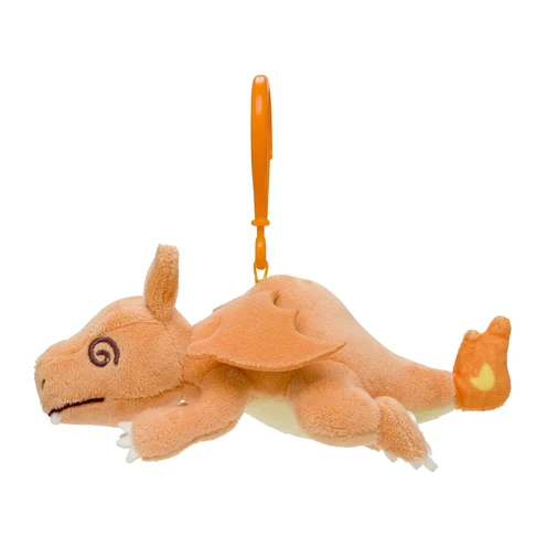 Fainted Charizard Carabiner - Pokémon Centre Plush Keychain - Image 3