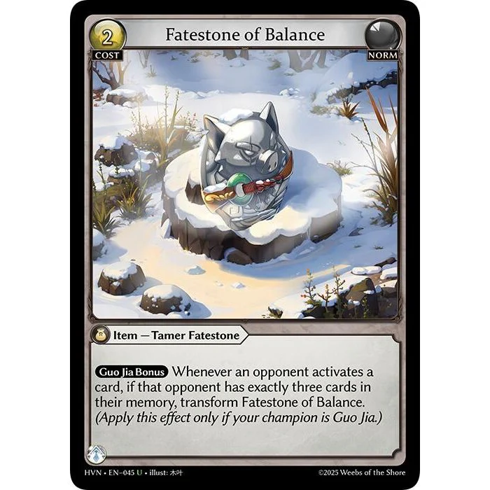 Fatestone of Balance // Woodland Shoats (045) (Abyssal Heaven)