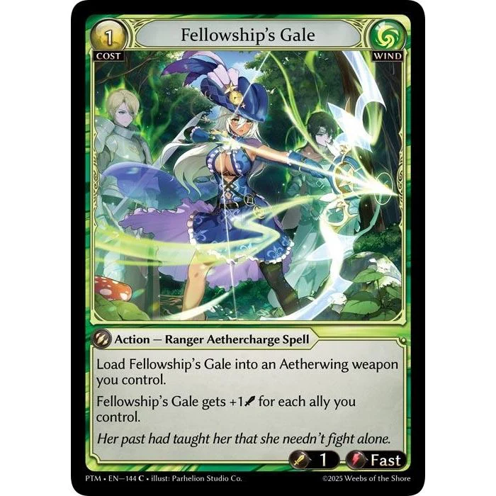 Fellowship's Gale (Curio Foil) (144) (Phantom Monarchs)