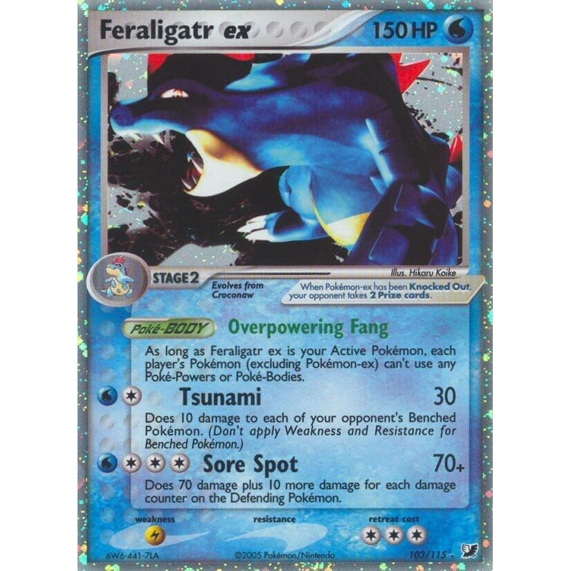 Feraligatr ex (103/115) (Unseen Forces)