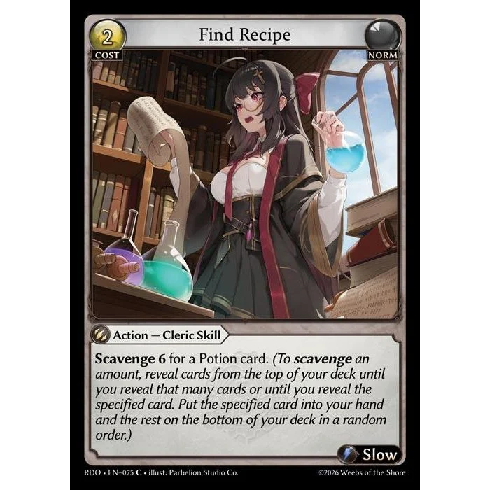 Find Recipe (Curio Foil) (075) (Radiant Origins)