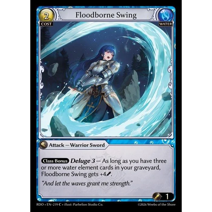 Floodborne Swing (Curio Foil) (219) (Radiant Origins)