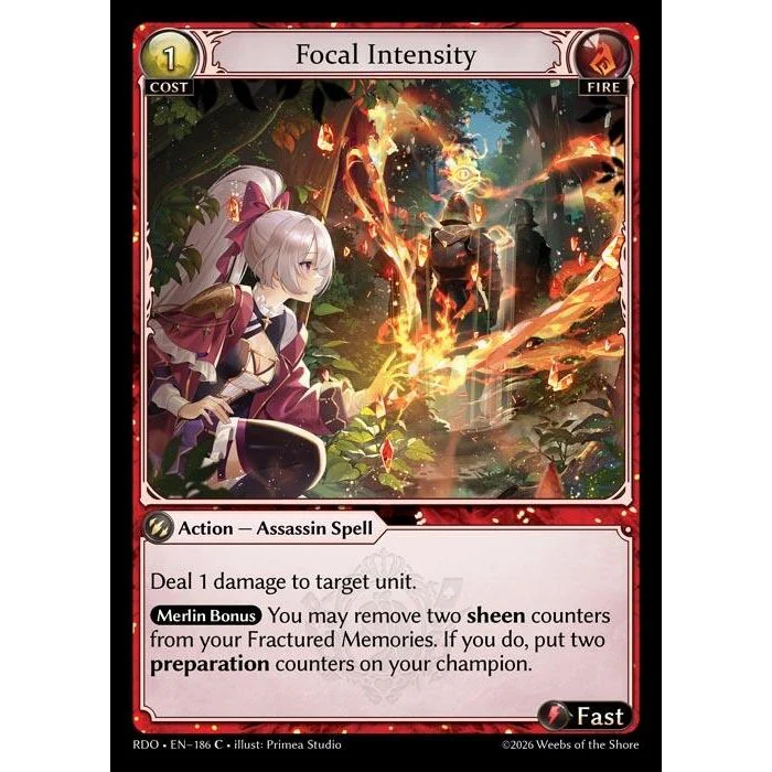 Focal Intensity (Curio Foil) (186) (Radiant Origins)
