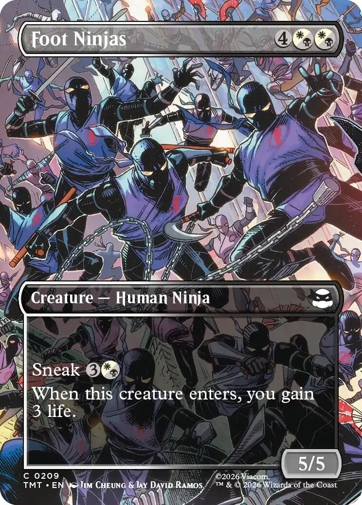 Foot Ninjas (Borderless) (209) (Teenage Mutant Ninja Turtles)