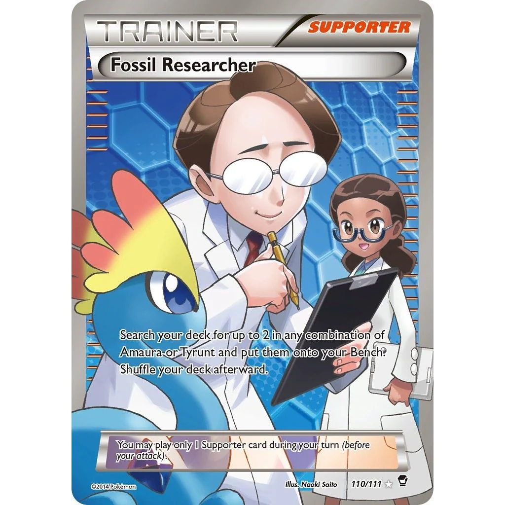 Fossil Researcher (110 Full Art) (110/111) (XY - Furious Fists)