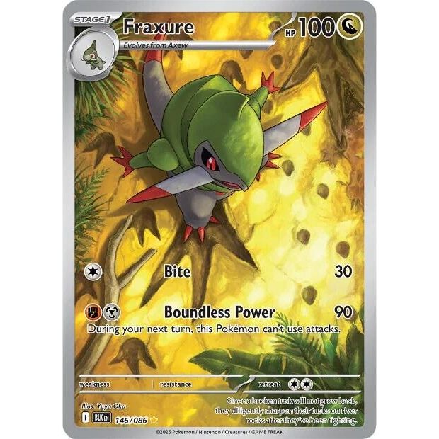 Fraxure (146/086) (SV: Black Bolt)