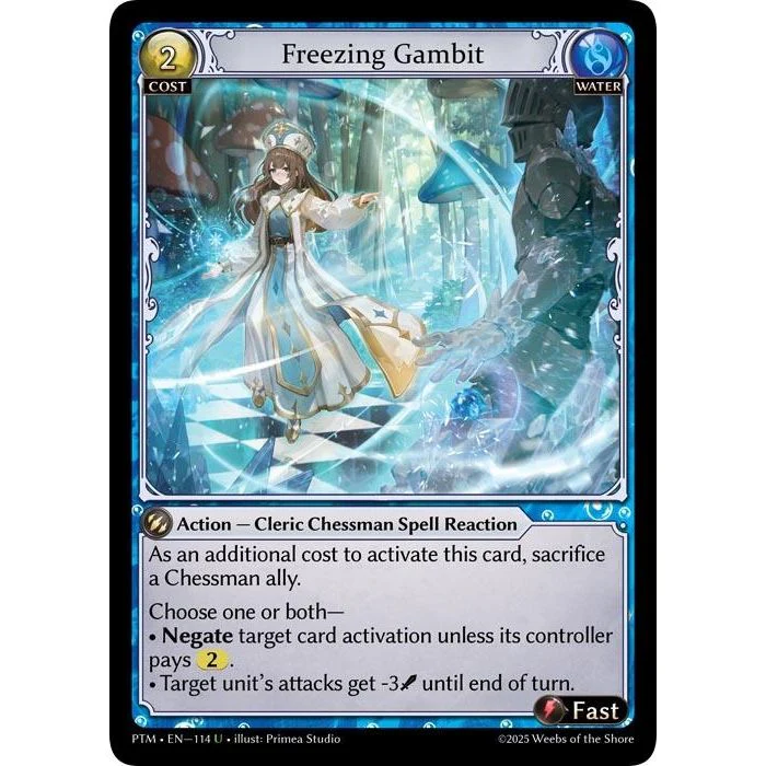 Freezing Gambit (Curio Foil) (114) (Phantom Monarchs)