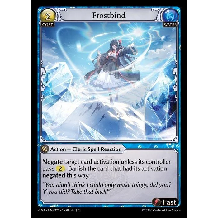 Frostbind (Curio Foil) (227) (Radiant Origins)