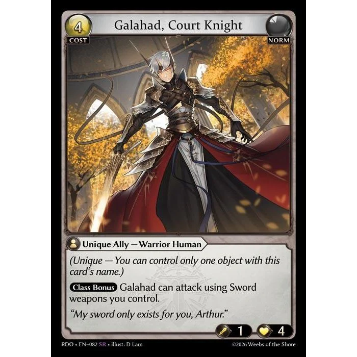 Galahad, Court Knight (082) (Radiant Origins)