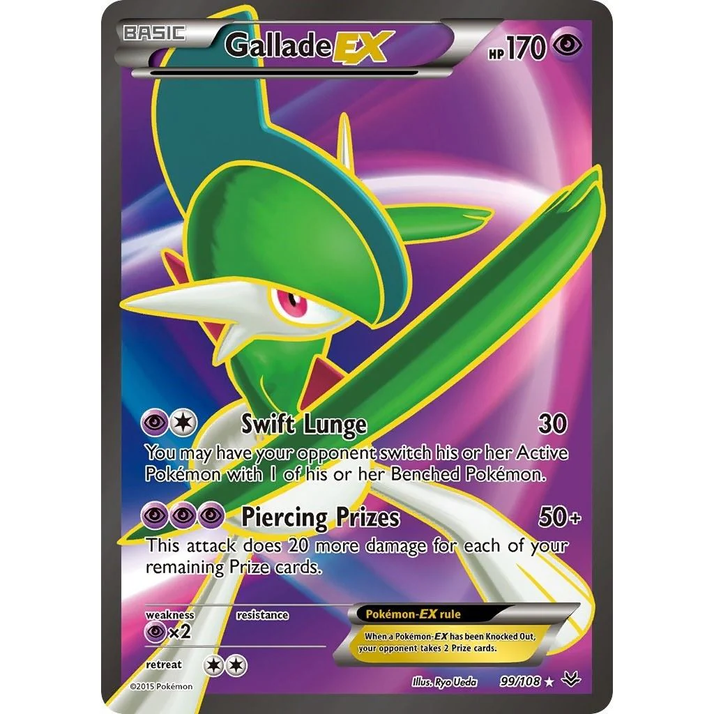 Gallade EX (99 Full Art) (99/108) (XY - Roaring Skies)