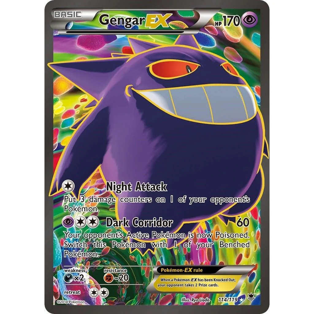 Gengar EX (114 Full Art) (114/119) (XY - Phantom Forces)
