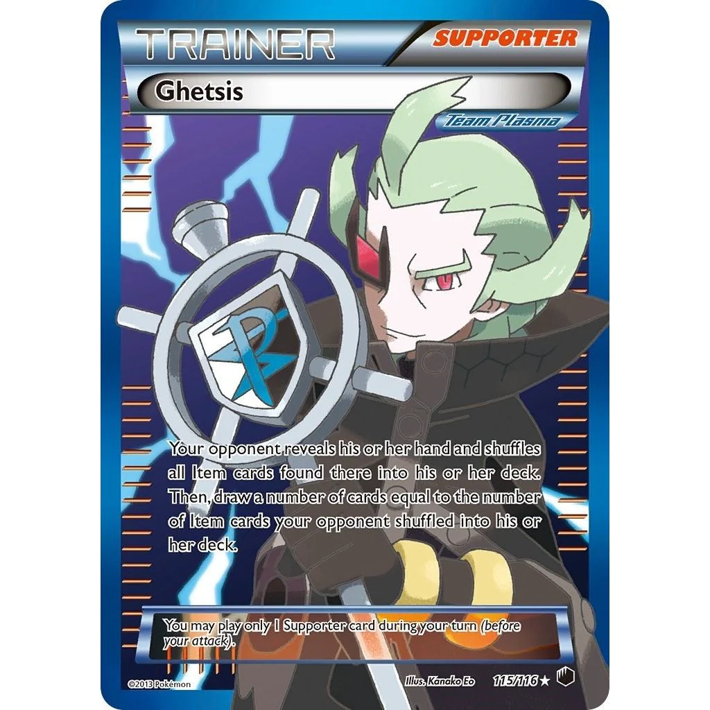 Ghetsis (Team Plasma) (Full Art) (115/116) (Plasma Freeze)
