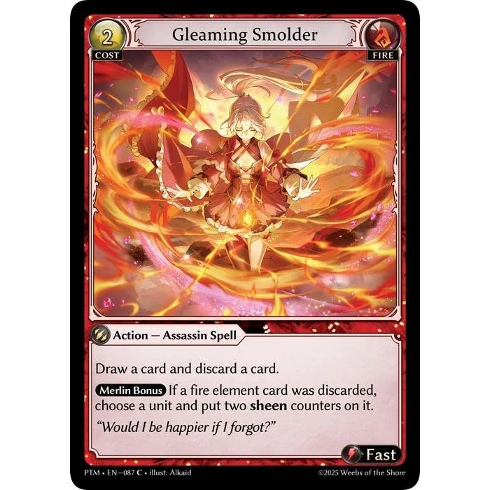 Gleaming Smolder (Curio Foil) (087) (Phantom Monarchs)