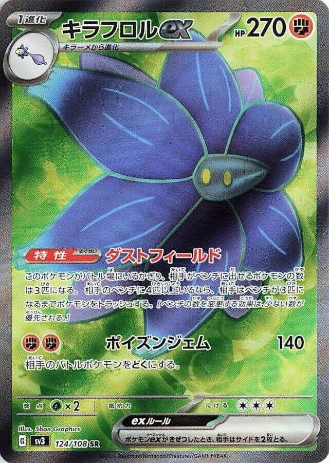 Glimmora ex (124/108) (SV3: Ruler of the Black Flame)