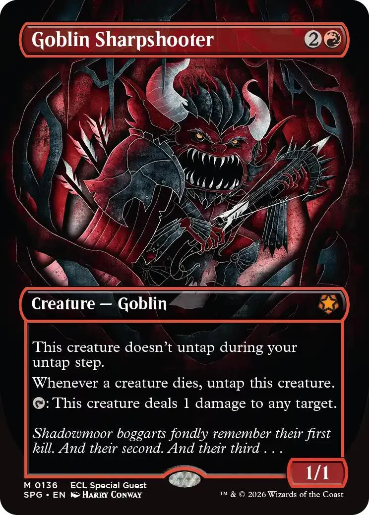 Goblin Sharpshooter (Borderless) (136) (Special Guests)