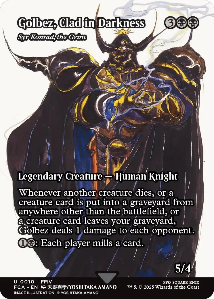 Golbez, Clad in Darkness - Syr Konrad, the Grim (Showcase) (10) (FINAL FANTASY: Through the Ages)