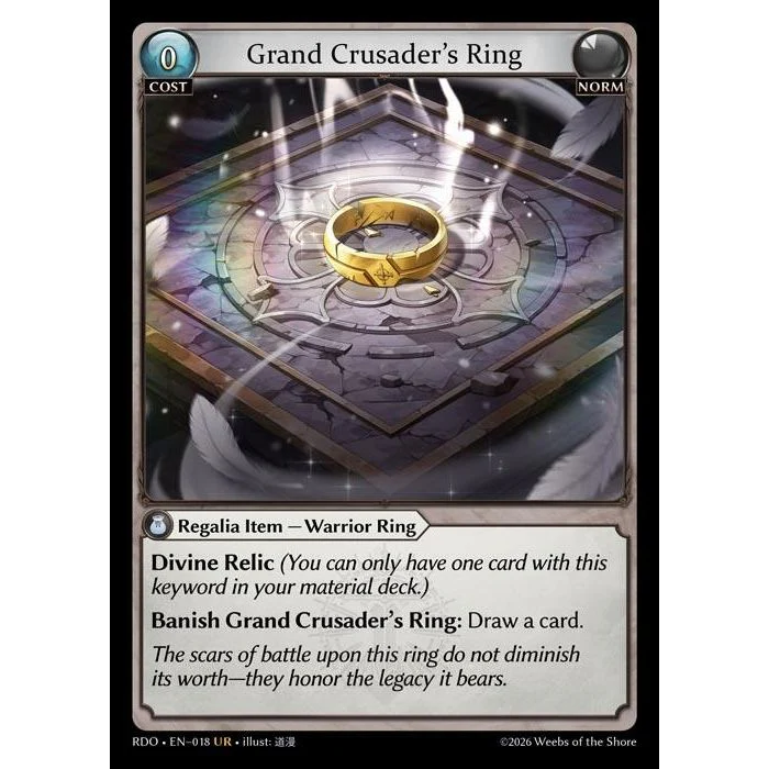 Grand Crusader's Ring (018) (Radiant Origins)