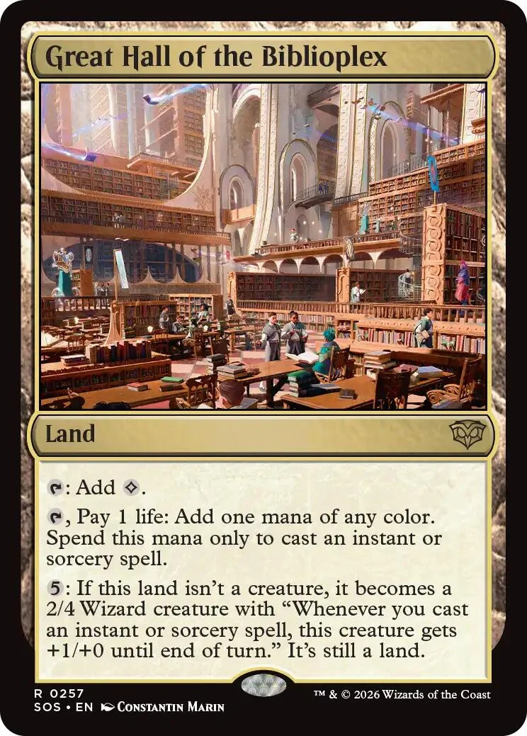 Great Hall of the Biblioplex (257) (Secrets of Strixhaven)