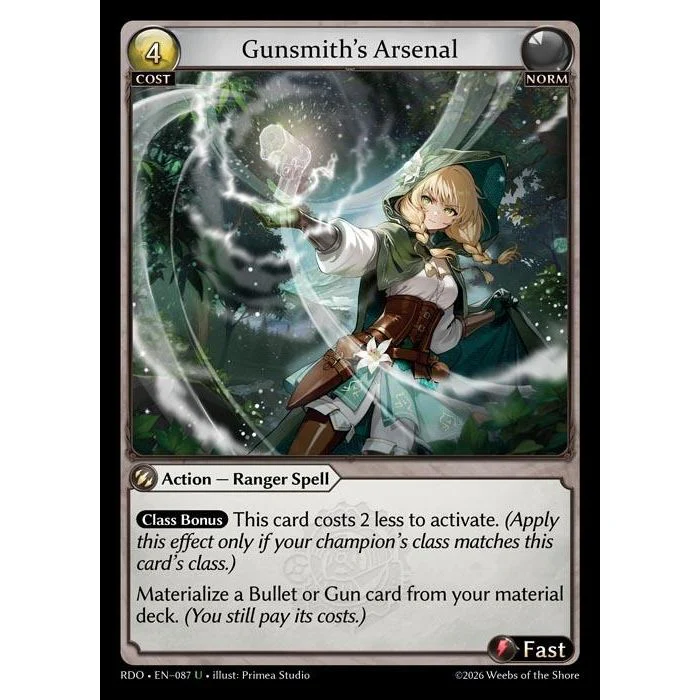 Gunsmith's Arsenal (Curio Foil) (087) (Radiant Origins)