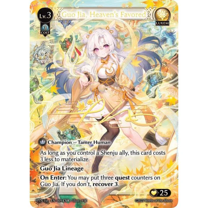 Guo Jia, Heaven's Favored (CSR) (009) (Abyssal Heaven)
