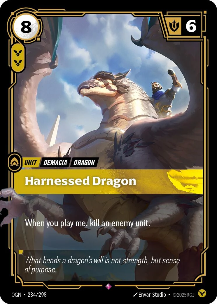Harnessed Dragon (234/298) (Origins)