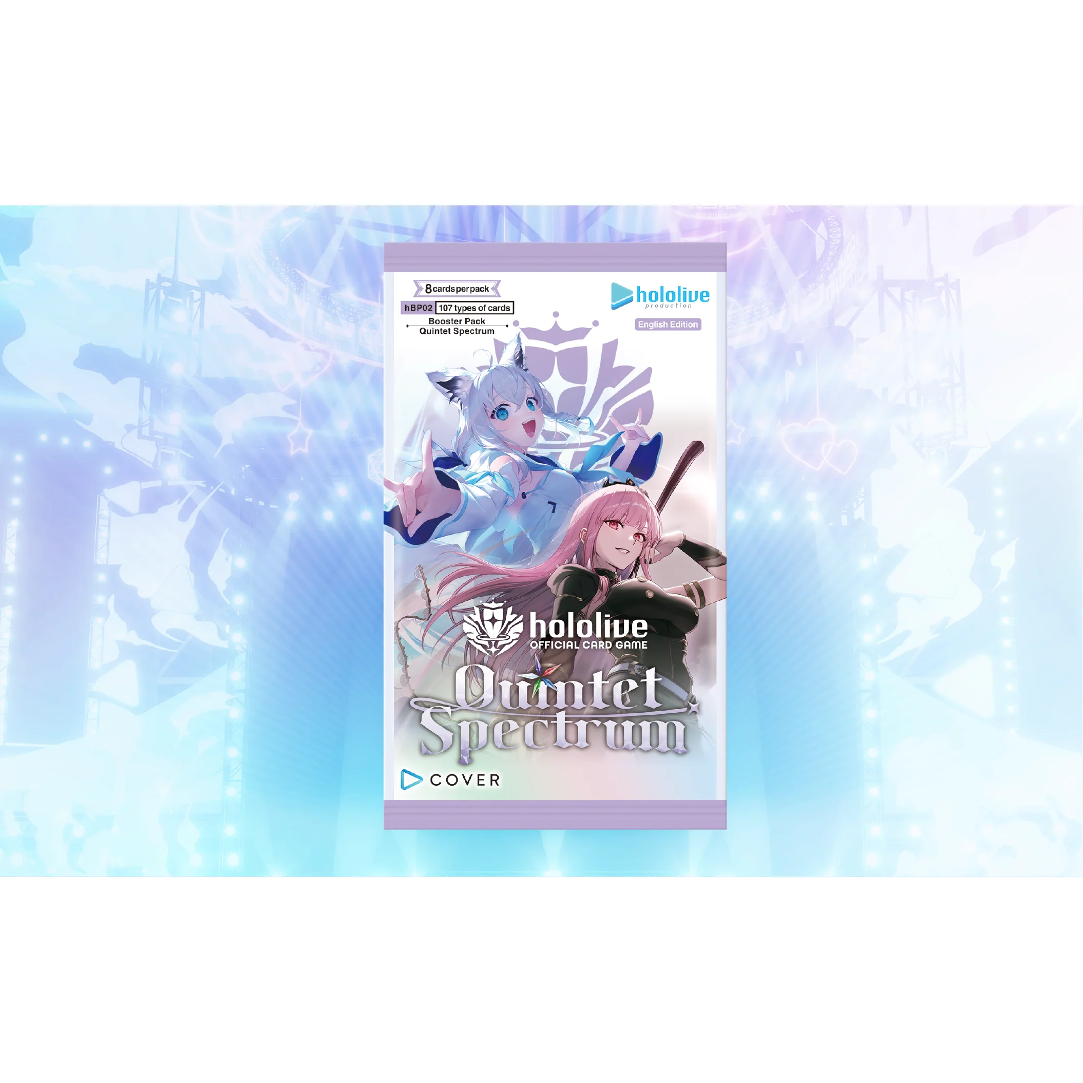 Hololive Official Card Game Vol. 2 Quintet Spectrum Booster Pack - Image 2