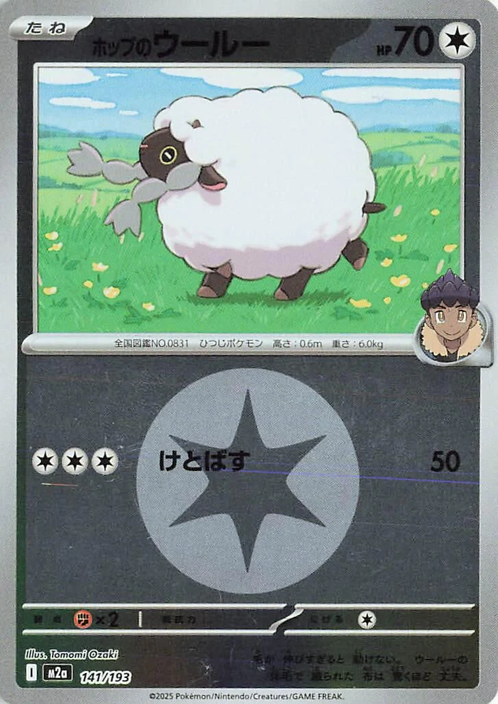 Hop's Wooloo (Energy Symbol Pattern) (141/193) (M2a: High Class Pack: MEGA Dream ex)