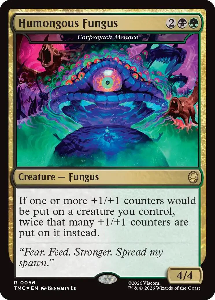 Humongous Fungus - Corpsejack Menace (Surge Foil) (56) (Teenage Mutant Ninja Turtles)