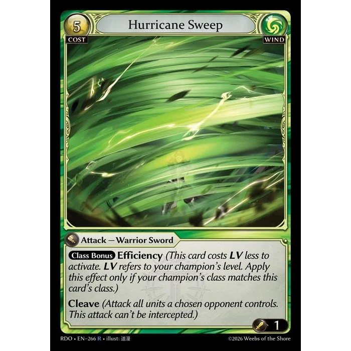 Hurricane Sweep (266) (Radiant Origins)