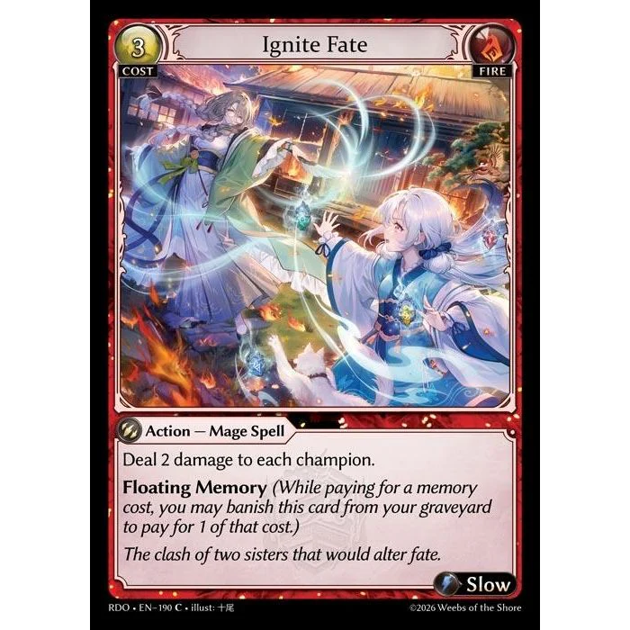 Ignite Fate (190) (Radiant Origins)