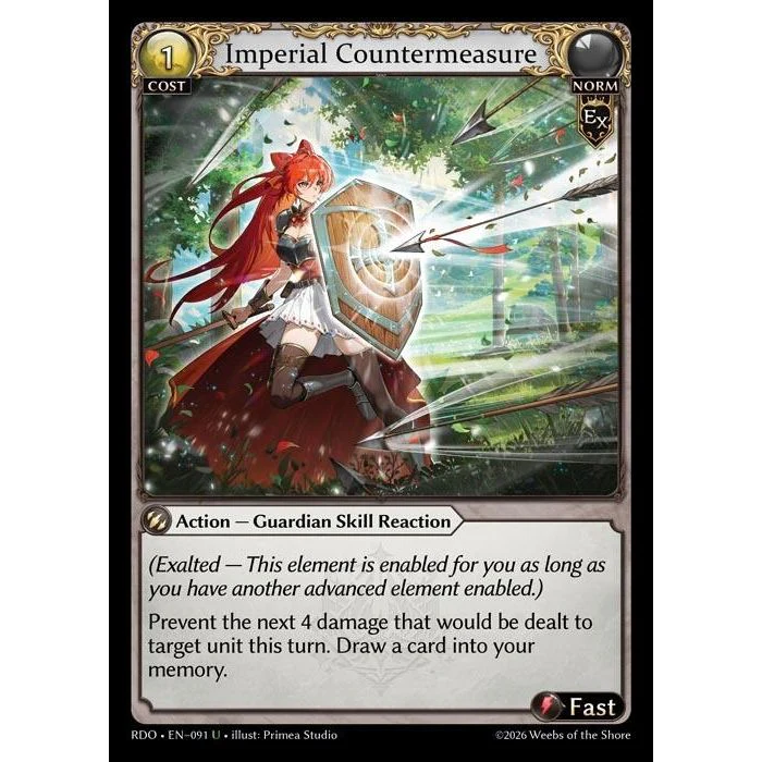 Imperial Countermeasure (Curio Foil) (091) (Radiant Origins)