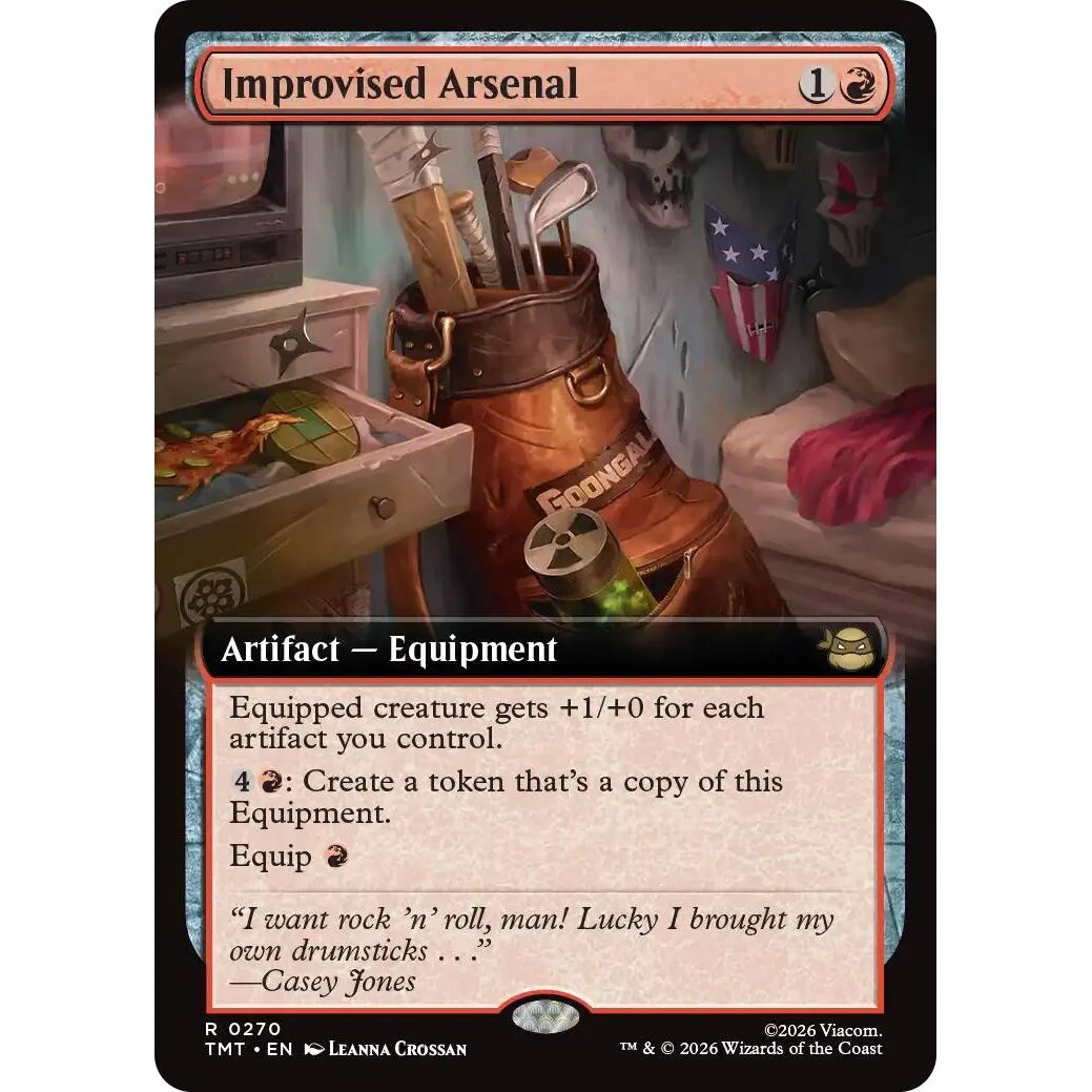 Improvised Arsenal (Extended Art) (270) (Teenage Mutant Ninja Turtles)