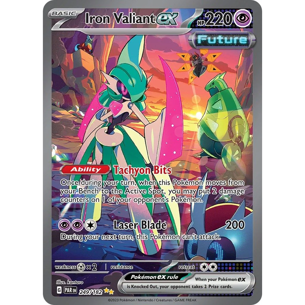 Iron Valiant ex (249/182) (SV04: Paradox Rift)