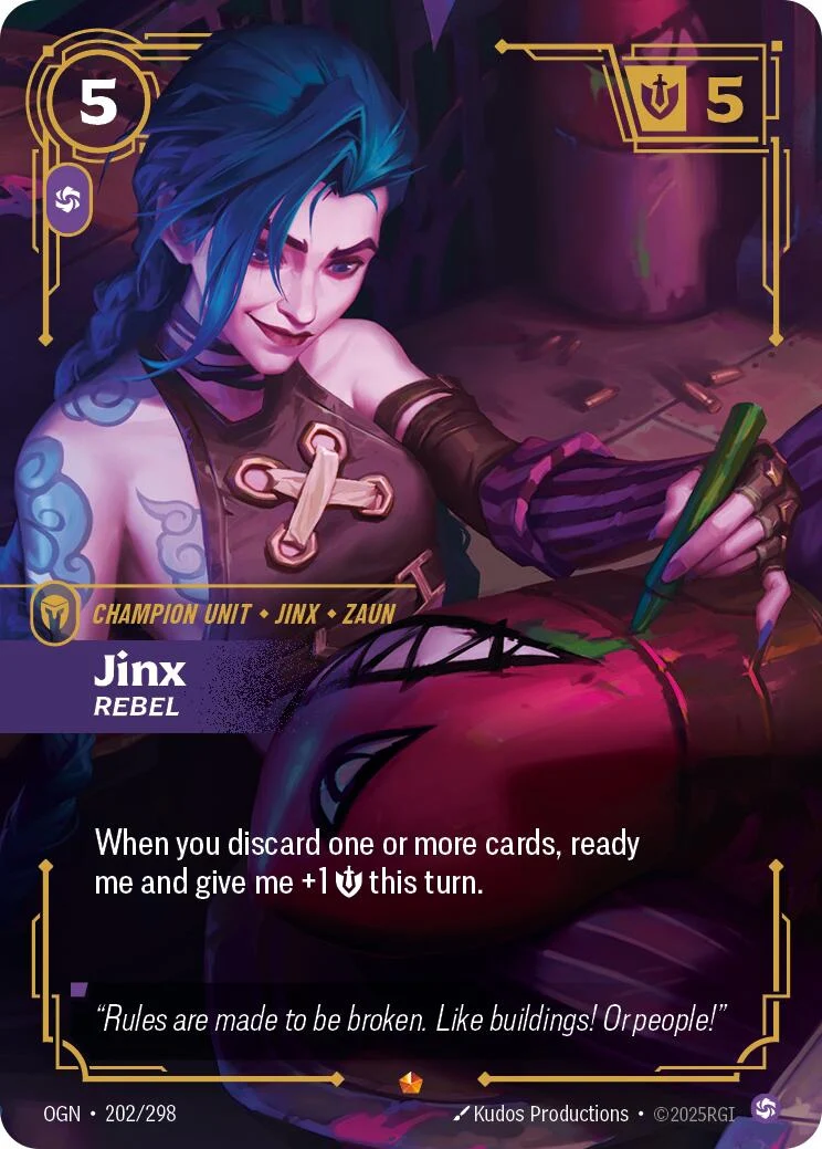 Jinx - Rebel (202/298) (Origins)