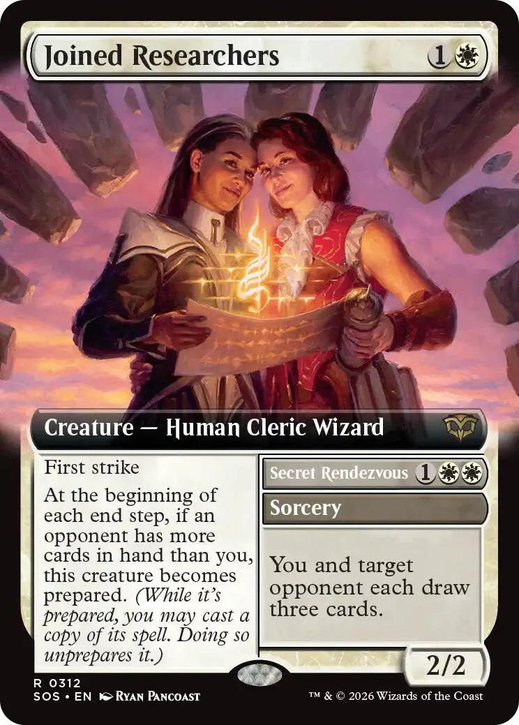 Joined Researchers (Extended Art) (312) (Secrets of Strixhaven)