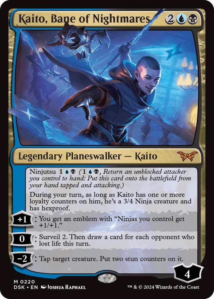 Kaito, Bane of Nightmares (220) (Duskmourn: House of Horror)