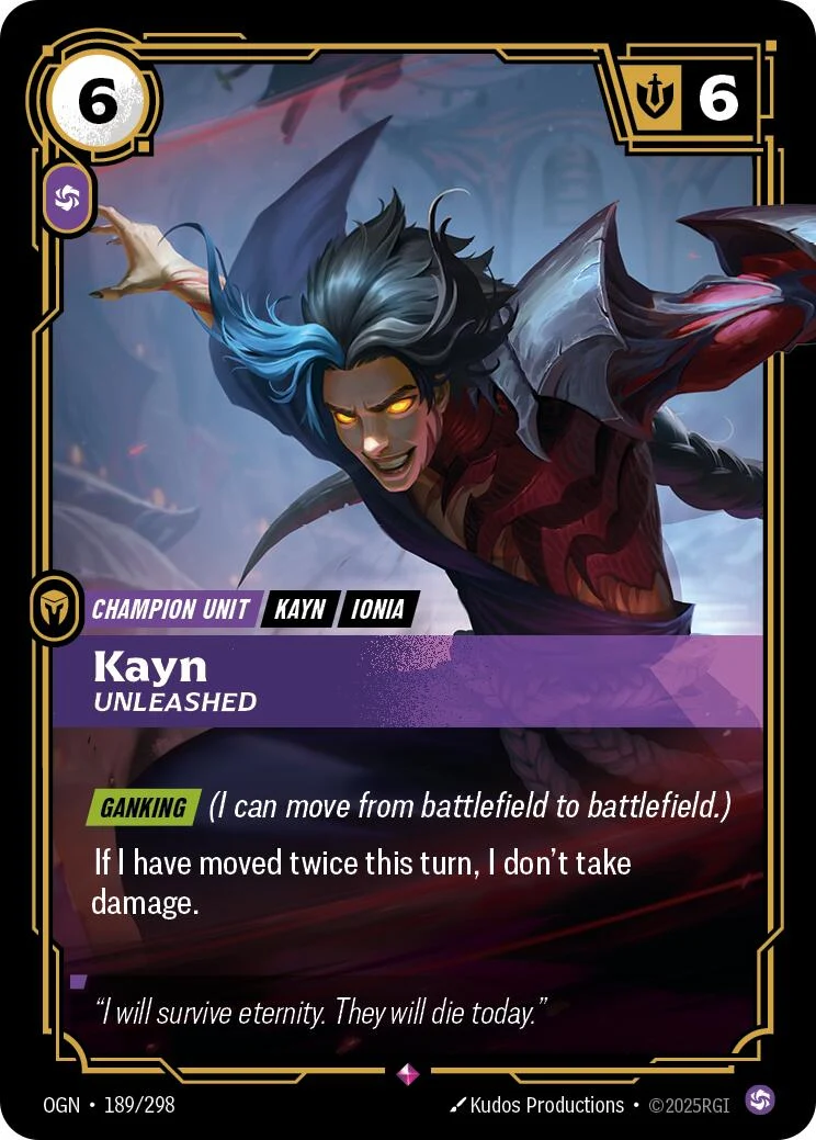 Kayn - Unleashed (189/298) (Origins)