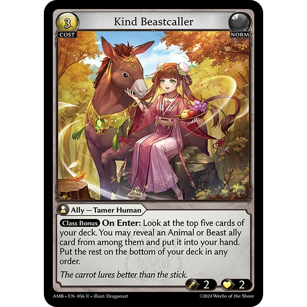 Kind Beastcaller (056) (Mortal Ambition)
