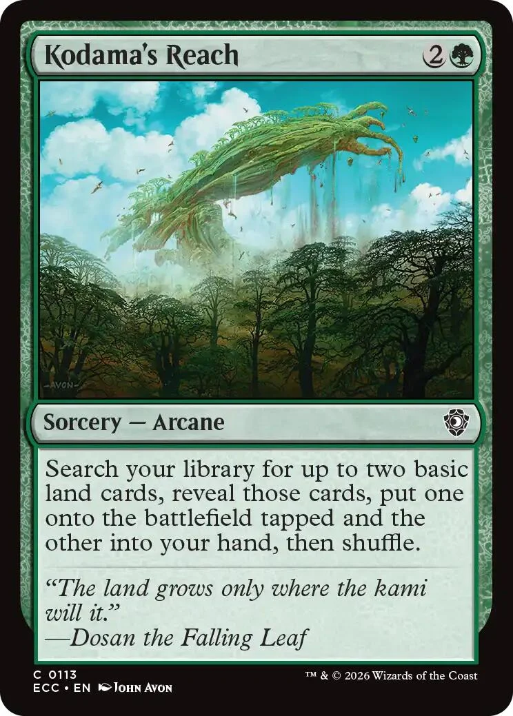 Kodama's Reach (113) (Lorwyn Eclipsed)