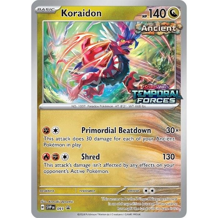 Koraidon - 091 (Prerelease) (091) (SV: Scarlet & Violet Promo Cards)