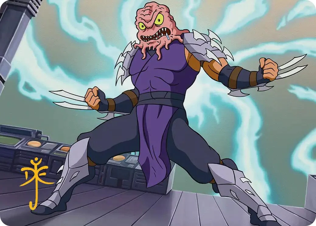 Krang & Shredder Art Card (Gold-Stamped Signature) (31) (Teenage Mutant Ninja Turtles)