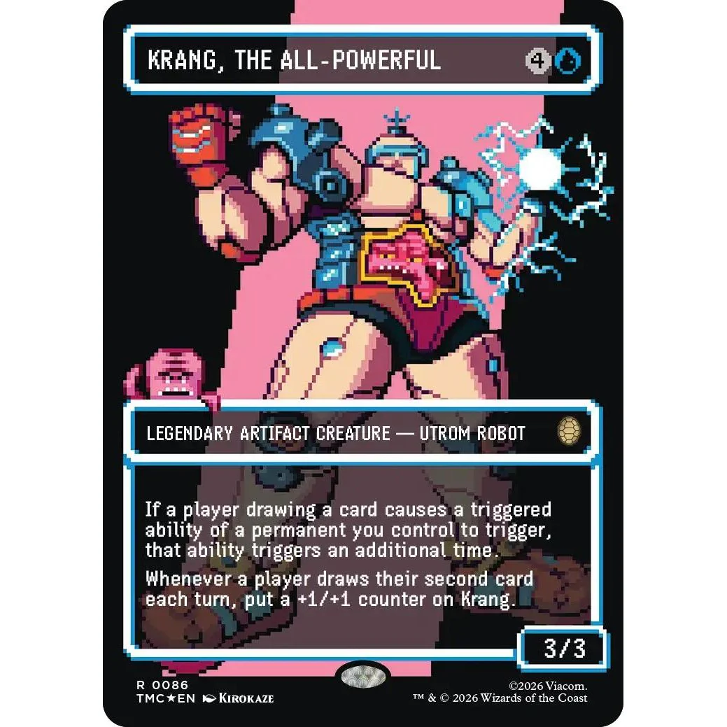 Krang, the All-Powerful (Borderless) (Surge Foil) (86) (Teenage Mutant Ninja Turtles)