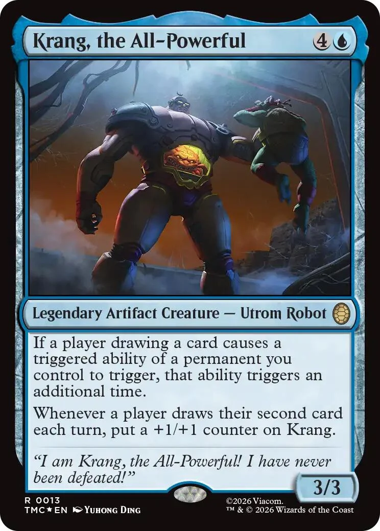 Krang, the All-Powerful (Surge Foil) (13) (Teenage Mutant Ninja Turtles)