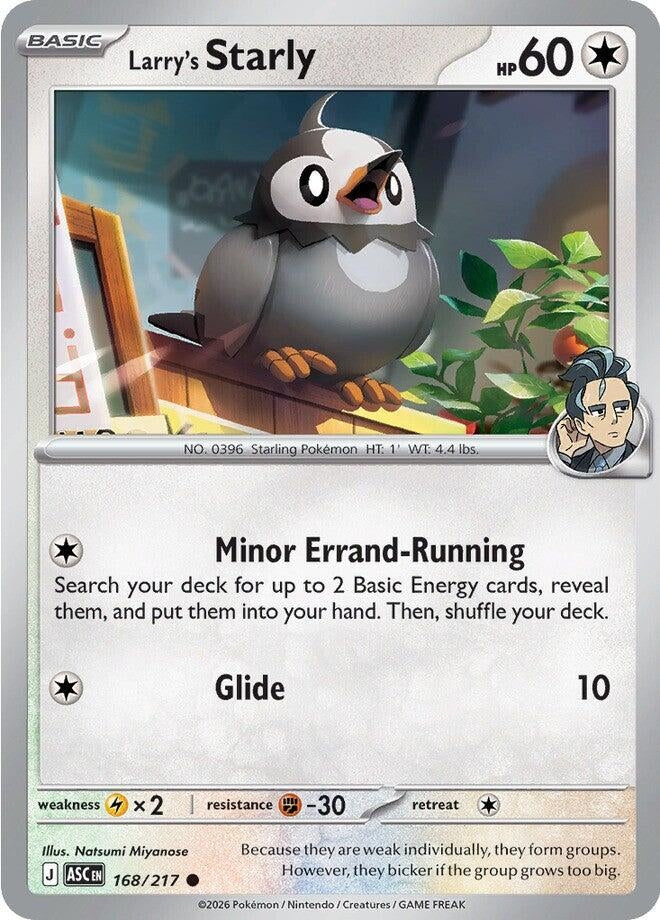 Larry's Starly (168/217) (ME: Ascended Heroes)