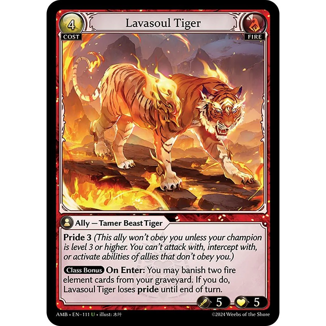 Lavasoul Tiger (111) (Mortal Ambition)