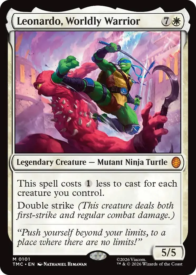 Leonardo, Worldly Warrior (101) (Teenage Mutant Ninja Turtles)