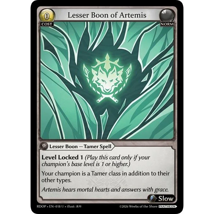 Lesser Boon of Artemis (018) (Radiant Origins: Pantheon)