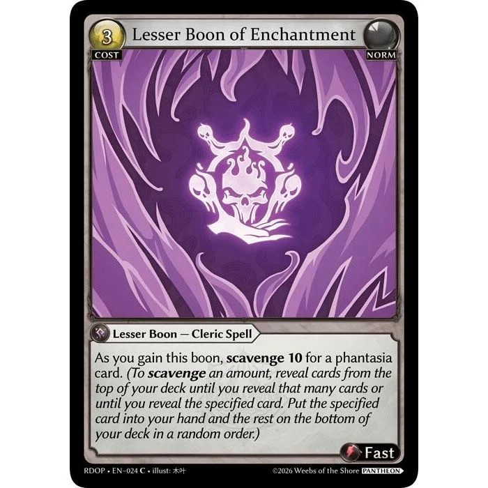 Lesser Boon of Enchantment (024) (Radiant Origins: Pantheon)