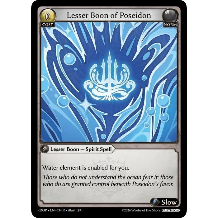 Lesser Boon of Poseidon (034) (Radiant Origins: Pantheon)