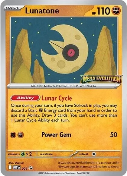 Lunatone - 004 (004) (ME: Mega Evolution Promo)